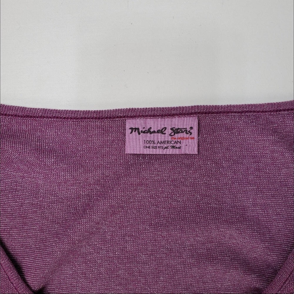 NEW Michael Stars Lavender Sparkly Tunic Dress 0S - Picture 5 of 8